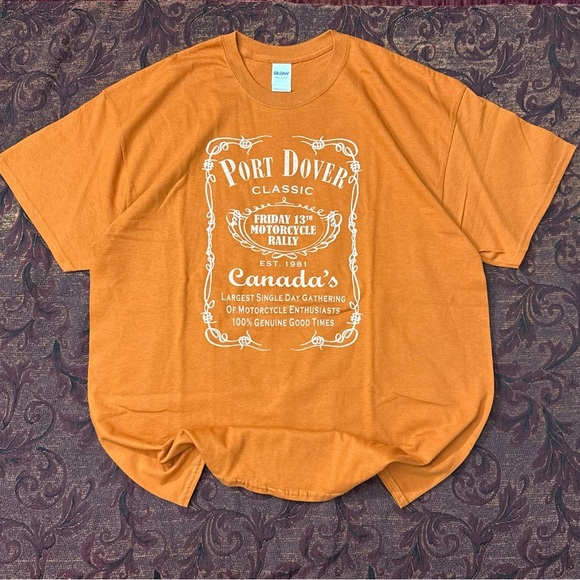 VTG Port Dover Motorcycle Club Graphic Tee - Picture 2 of 3